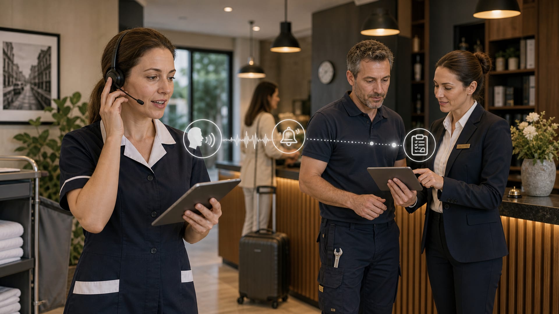 KI-Sprachassistenten im Hotelbetrieb: Housekeeping, Wartung und Mitarbeiter-Tools