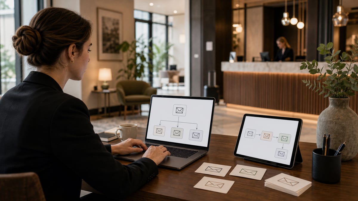 Hotel-E-Mail-Marketing-Tools: Revinate, Mailchimp, Cendyn, Navis, Emma für Pre-Arrival-, Win-Back- und Newsletter-Kampagnen