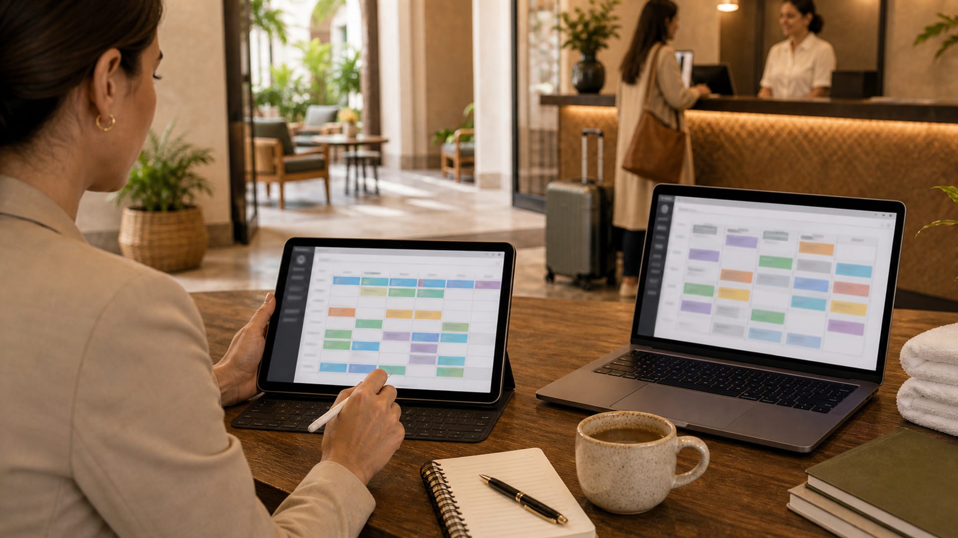 Comparativa de software de turnos para hotel: HotSchedules, 7shifts, Deputy, When I Work para hoteles independientes