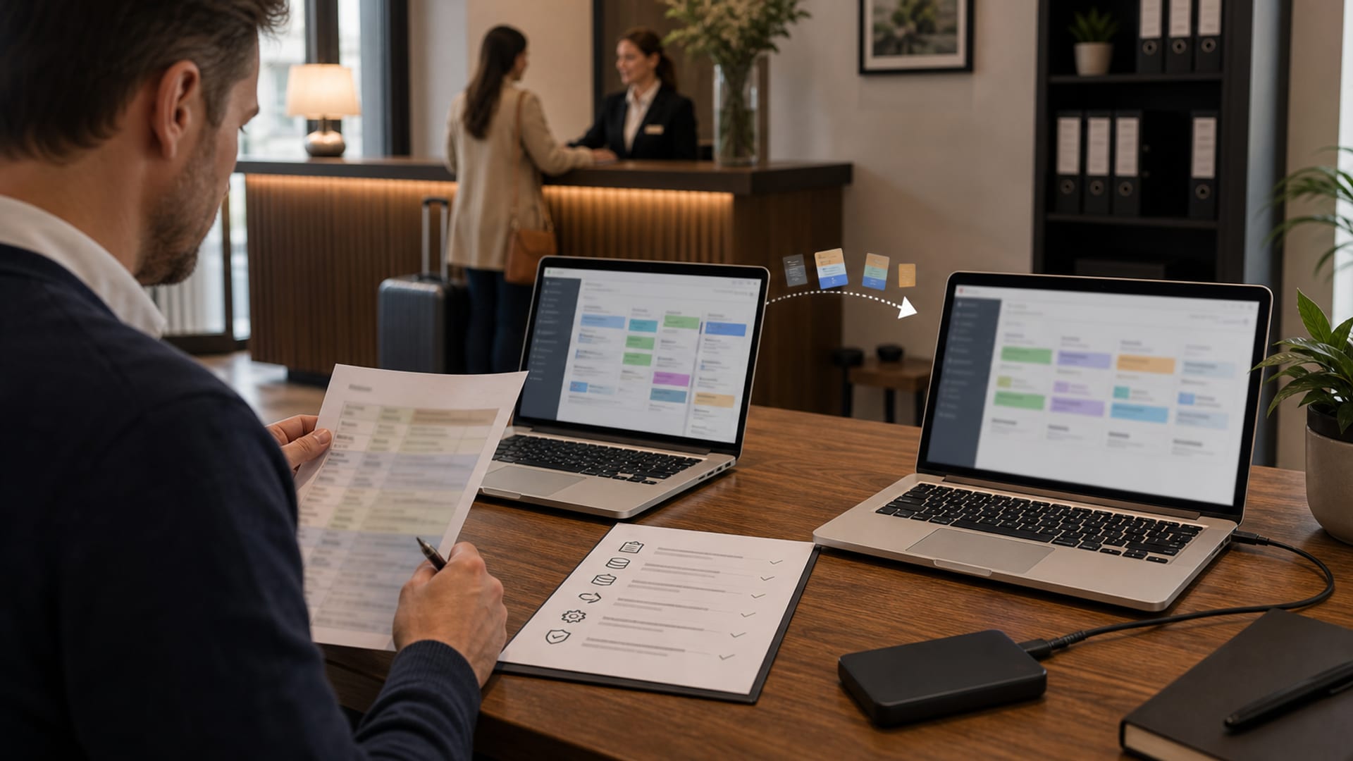 Hotel-PMS-Migration: Verlagerung von Property-Management-Daten ohne Reservierungsverlust